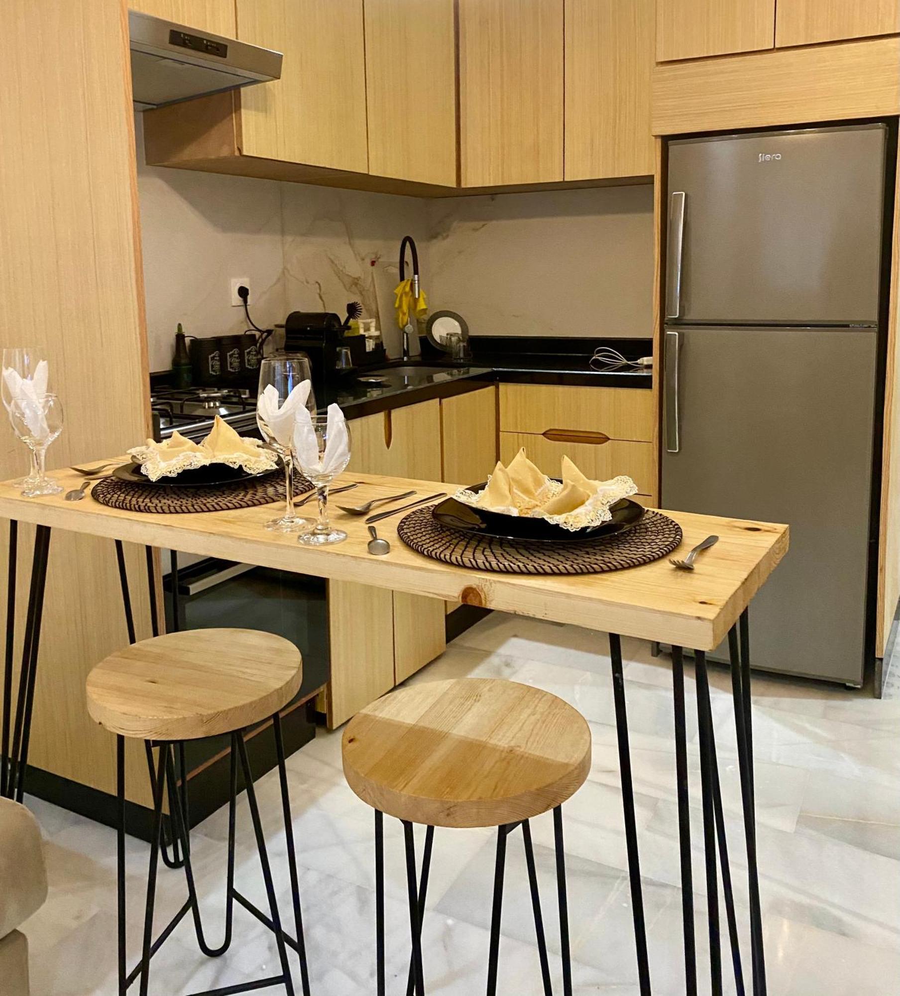 Elegance En 40 Metres Nouaceur Apartment Luaran gambar